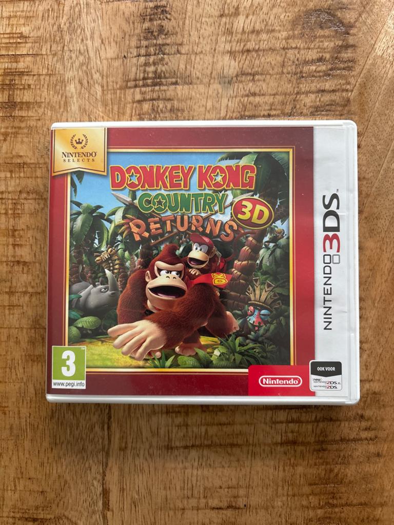 Donkey Kong Country Returns 3D - Nintendo 3DS, Gebruikt, 1 speler, Ophalen of Verzenden, Vanaf 3 jaar