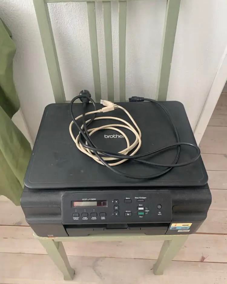 Brother DCP-J132W All-in-One Printer (Wi-Fi/Scan/Copy), Computers en Software, Printers, Ophalen, Zo goed als nieuw, Draadloos