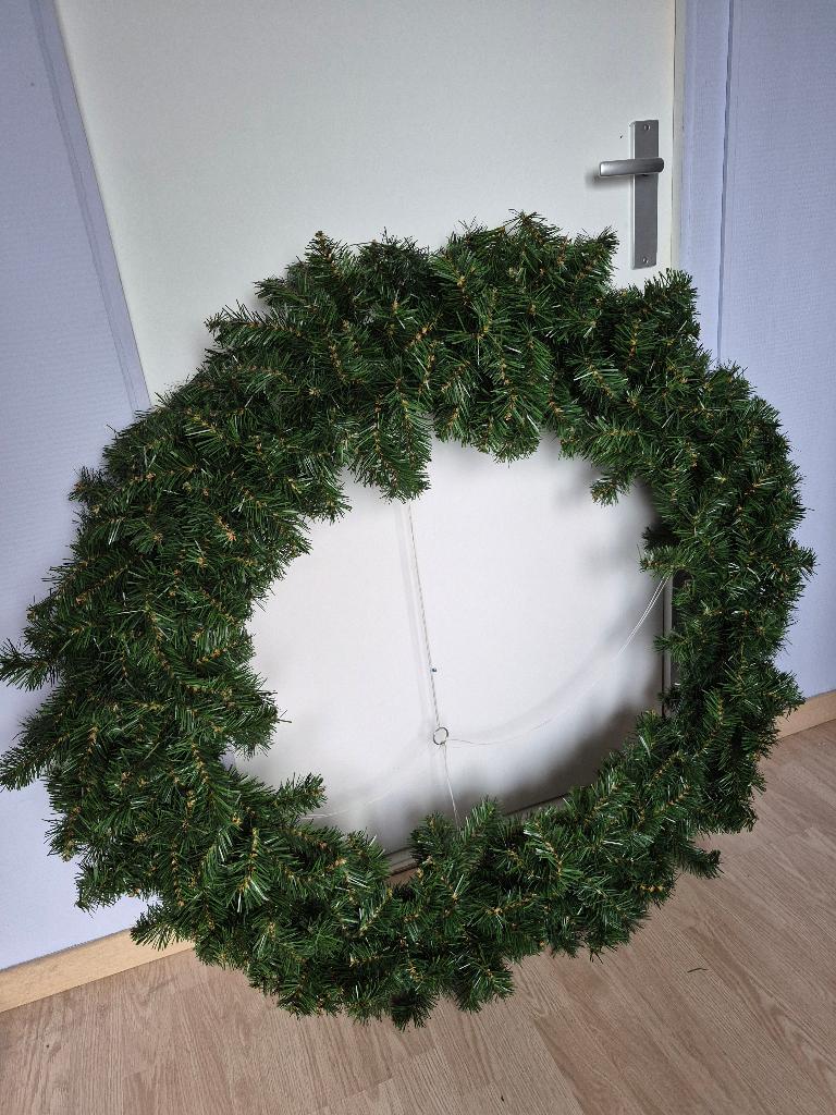 Intratuin Colorado krans 90 cm, Huis en Inrichting, Woonaccessoires | Kransen, Zo goed als nieuw, Ophalen