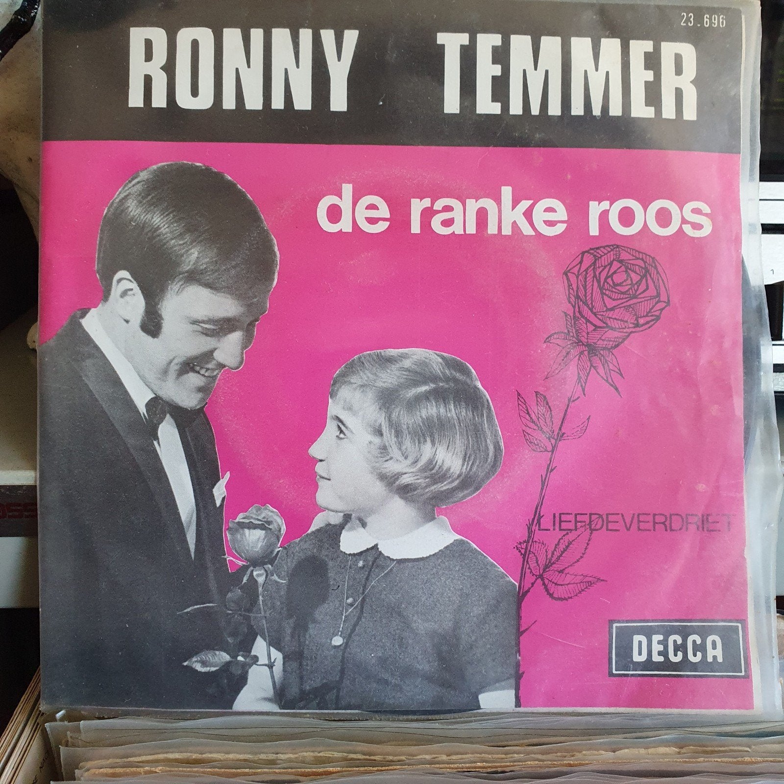 Ronny Temmer  - De Ranke Roos, Ophalen of Verzenden, Zo goed als nieuw, Overige formaten, Levenslied of Smartlap