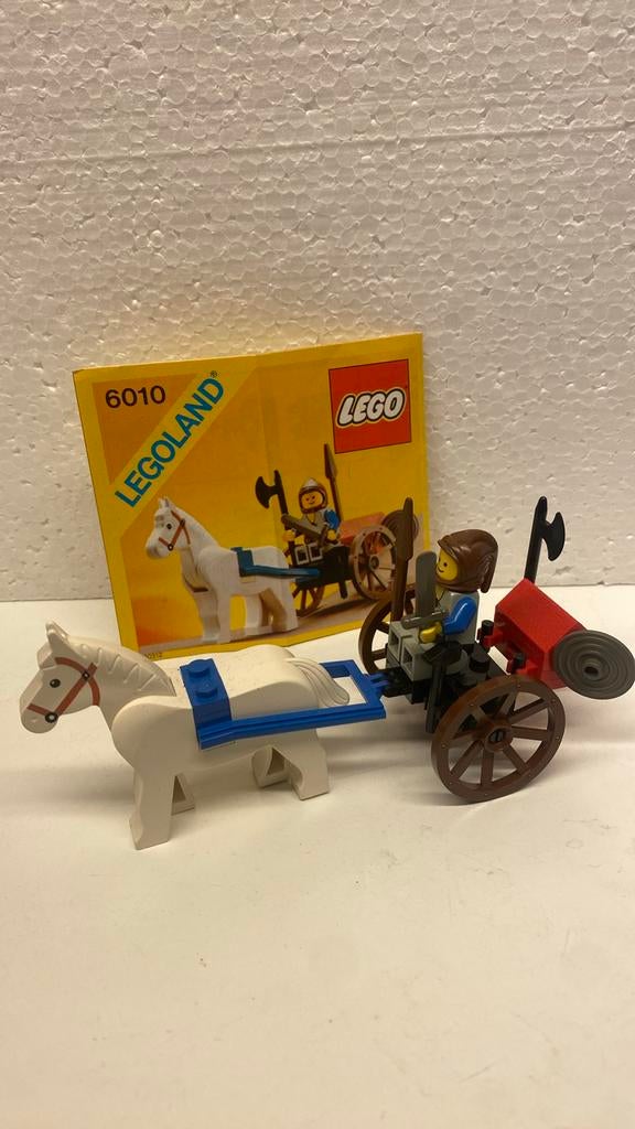 Lego Legoland 6010: Ridder met Paard en Kar, Ophalen of Verzenden, Gebruikt, Complete set, Lego