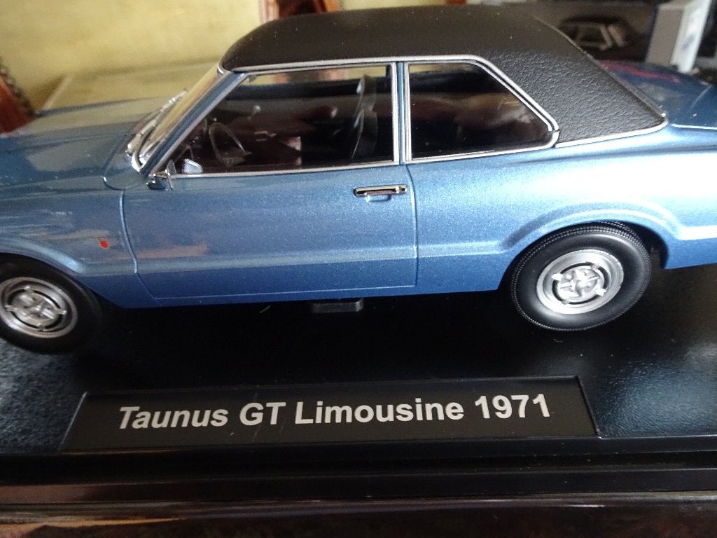MOOIE FORD TAUNUS GT LIMOUSINE 1971 KK-SCALE, Ophalen of Verzenden, Zo goed als nieuw, Auto, Overige merken