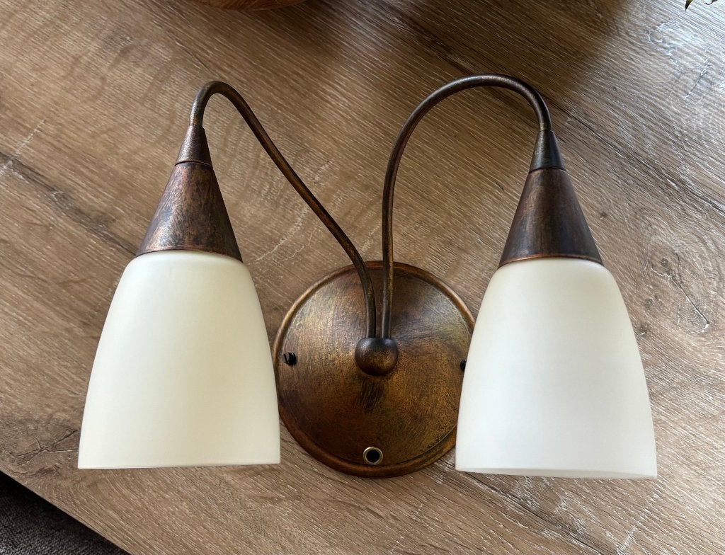 Mooie lamp voor op de muur (binnen), E14 (klein), Ophalen of Verzenden, Zo goed als nieuw, Inclusief lichtbron