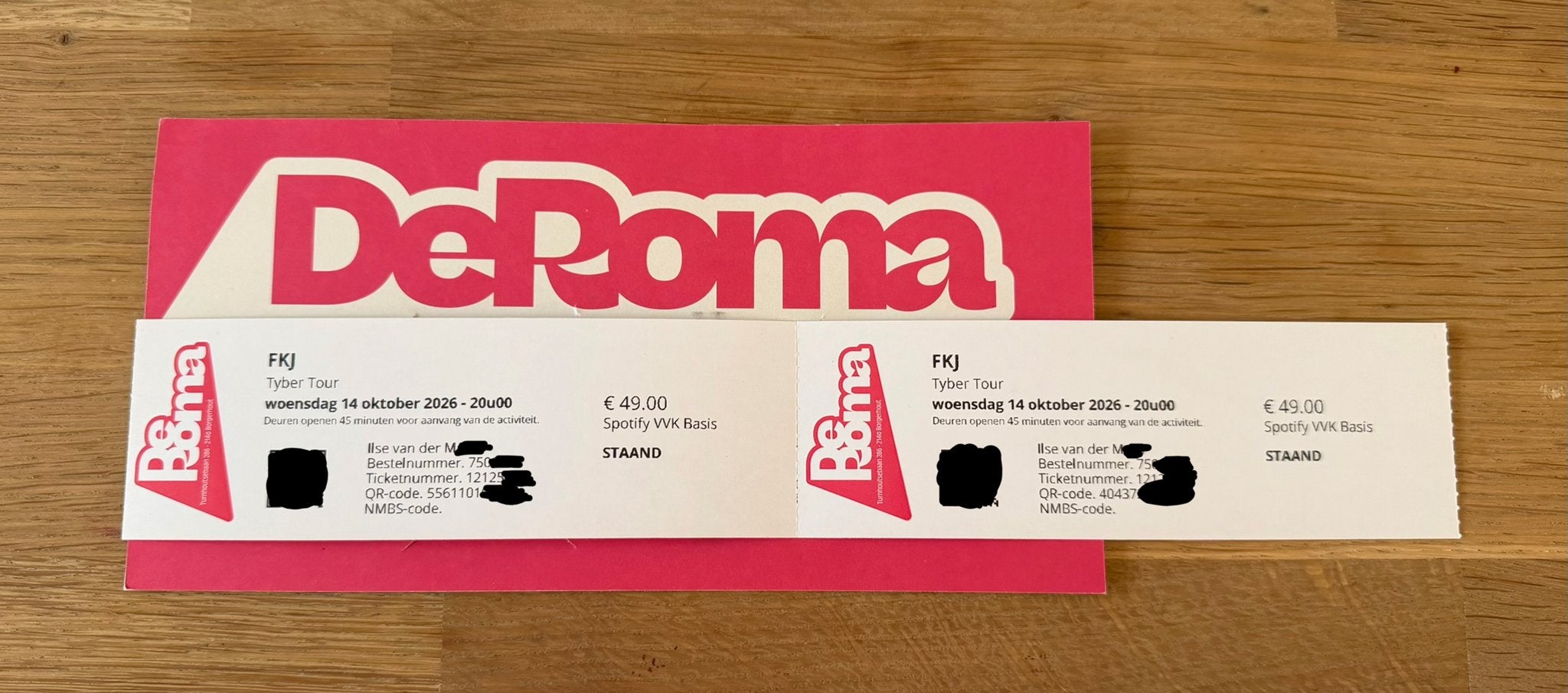 FKj kaartjes Antwerpen DeRoma 14 oktober - French Kiwi Juice, Tickets en Kaartjes, Twee personen, Oktober