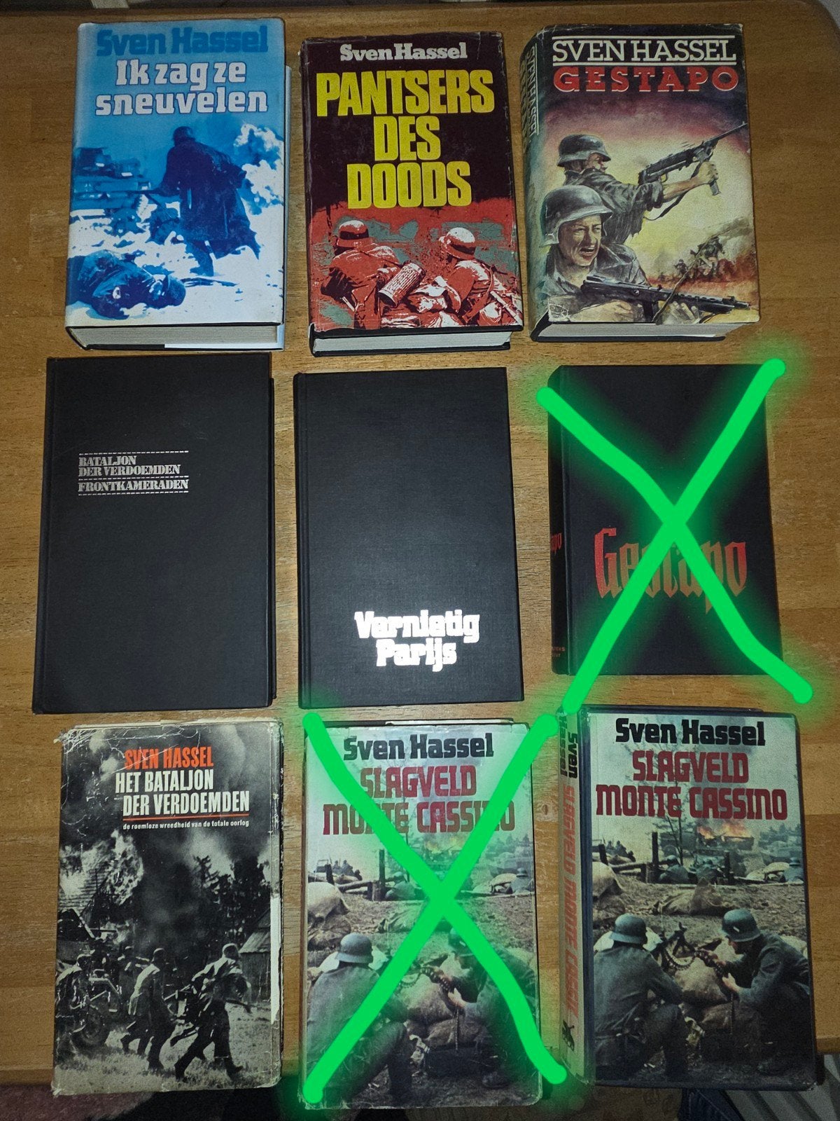 boeken van Sven Hassel, Boeken, Sven Hassel, Ophalen of Verzenden, Algemeen, Tweede Wereldoorlog