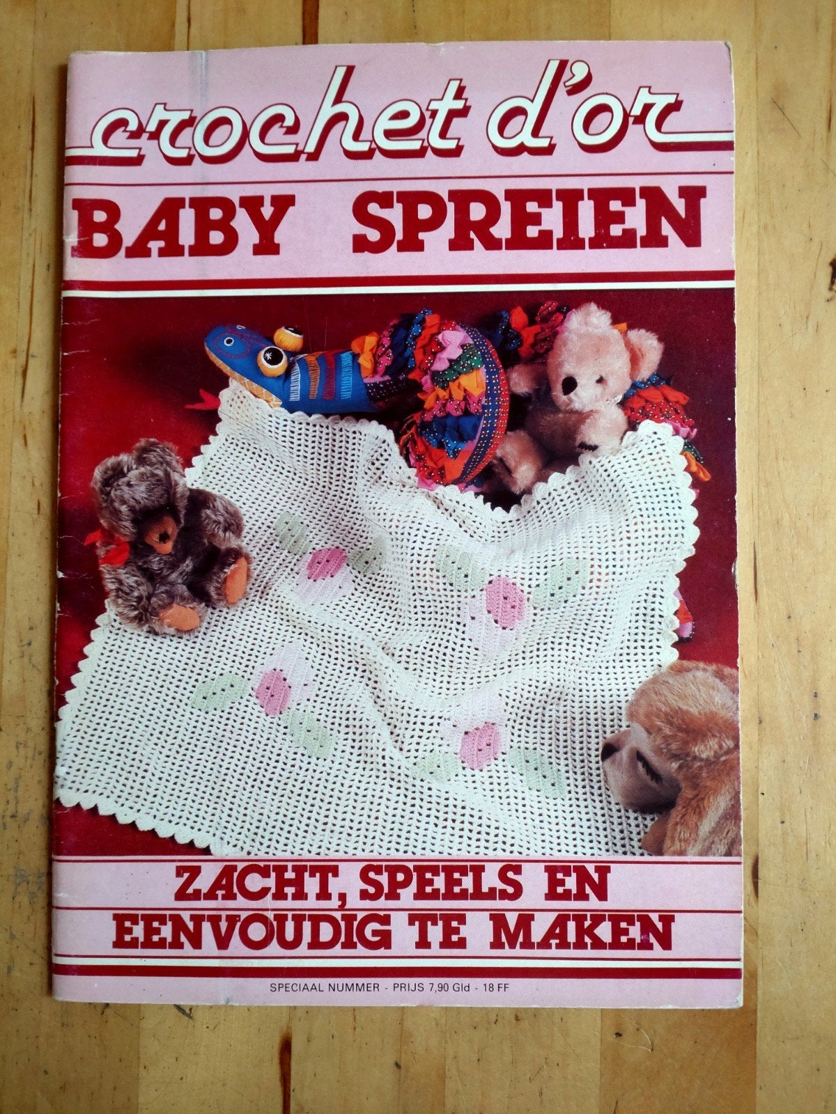 Crochet d'Or Baby Spreien - Haakpatronen voor Babydekens, Ophalen of Verzenden, Gebruikt, Haken, Patroon of Boek