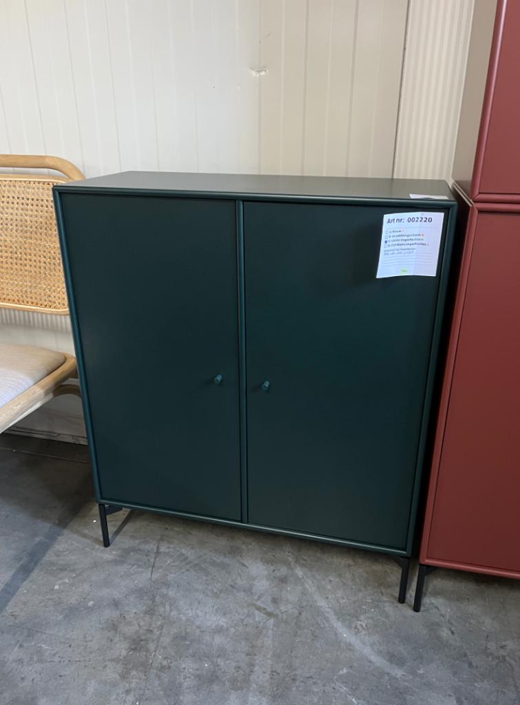 Montana Cover Kast met poten Black Jade | Van €1099, nu, Huis en Inrichting, Kasten | Wandmeubels, Montana, Nieuw, Ophalen of Verzenden
