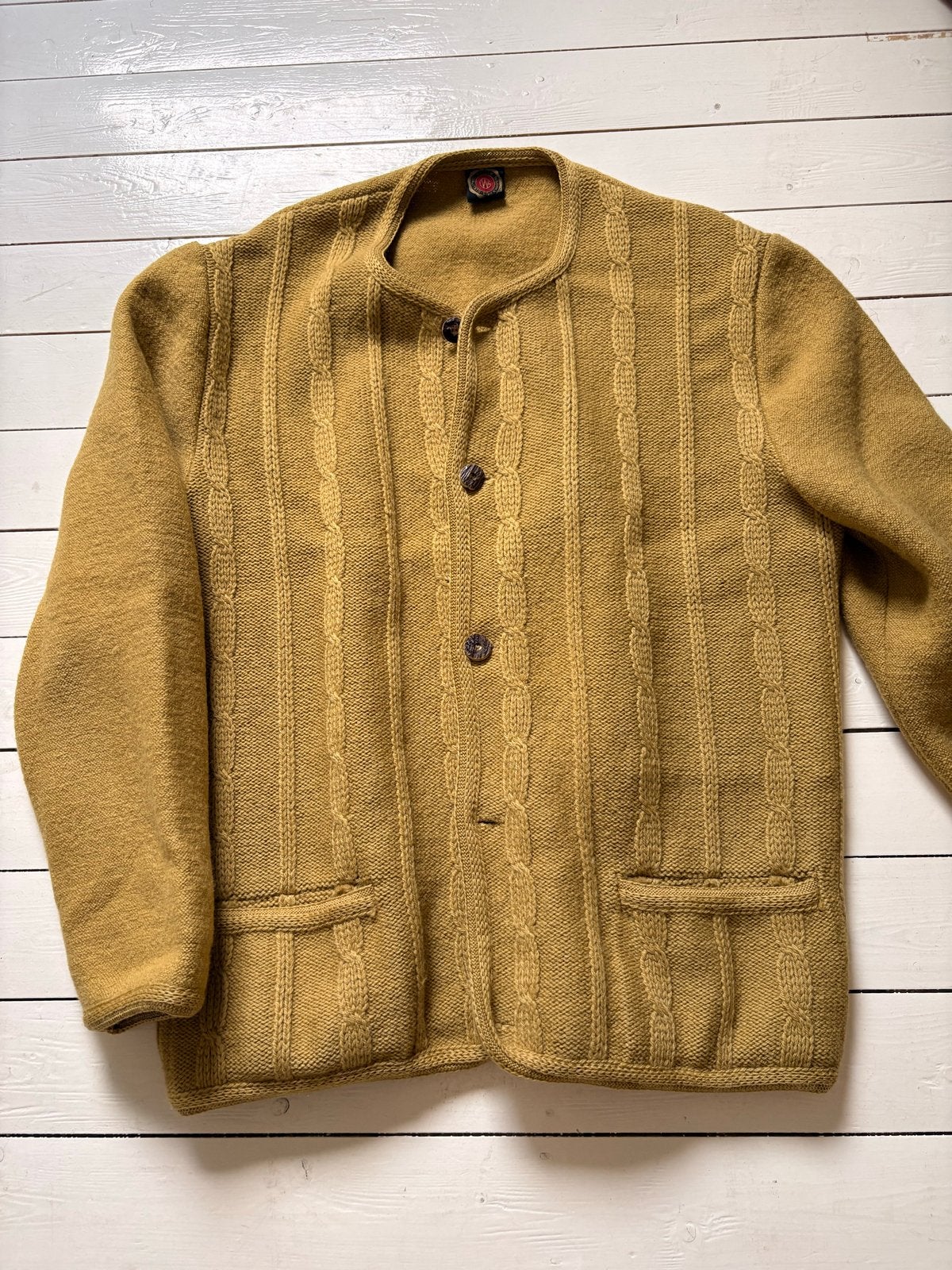 Vintage Tiroler Strick vest 100% wol Made in Austria, Kleding | Dames, Truien en Vesten, Ophalen of Verzenden, Zo goed als nieuw
