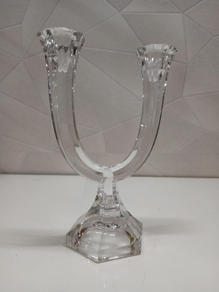 Nachtmann 2 armige kandelaar, Antiek en Kunst, Ophalen of Verzenden, Glas