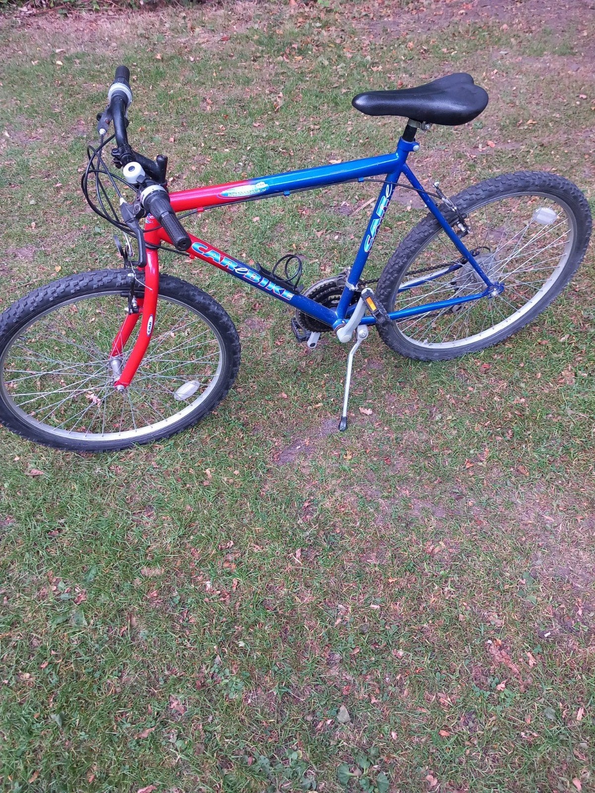 Goedfietsende stevige 26 inch Carbike Mountainbike., Fietsen en Brommers, Fietsen | Mountainbikes en ATB, Ophalen, Gebruikt, Heren