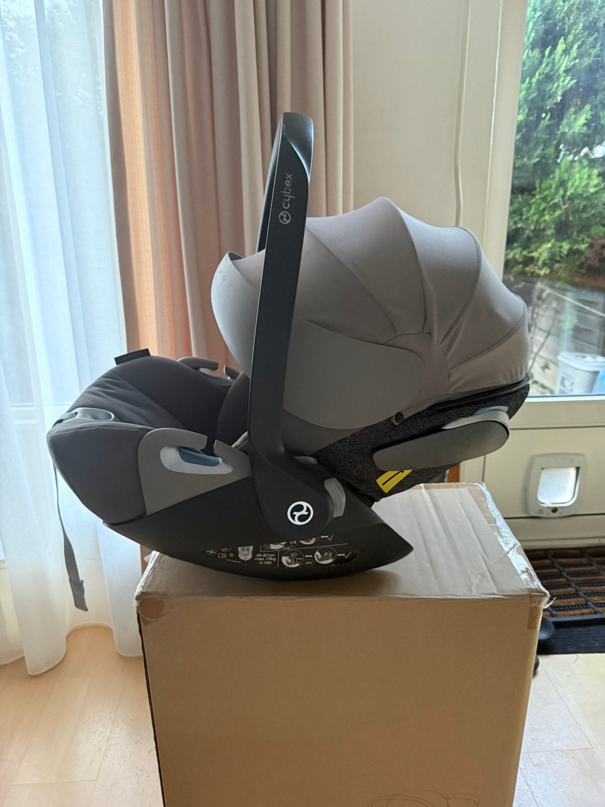 Cybex cloud Z autostoel met ligstand, Overige merken, Autogordel of Isofix, Gebruikt, Ophalen of Verzenden