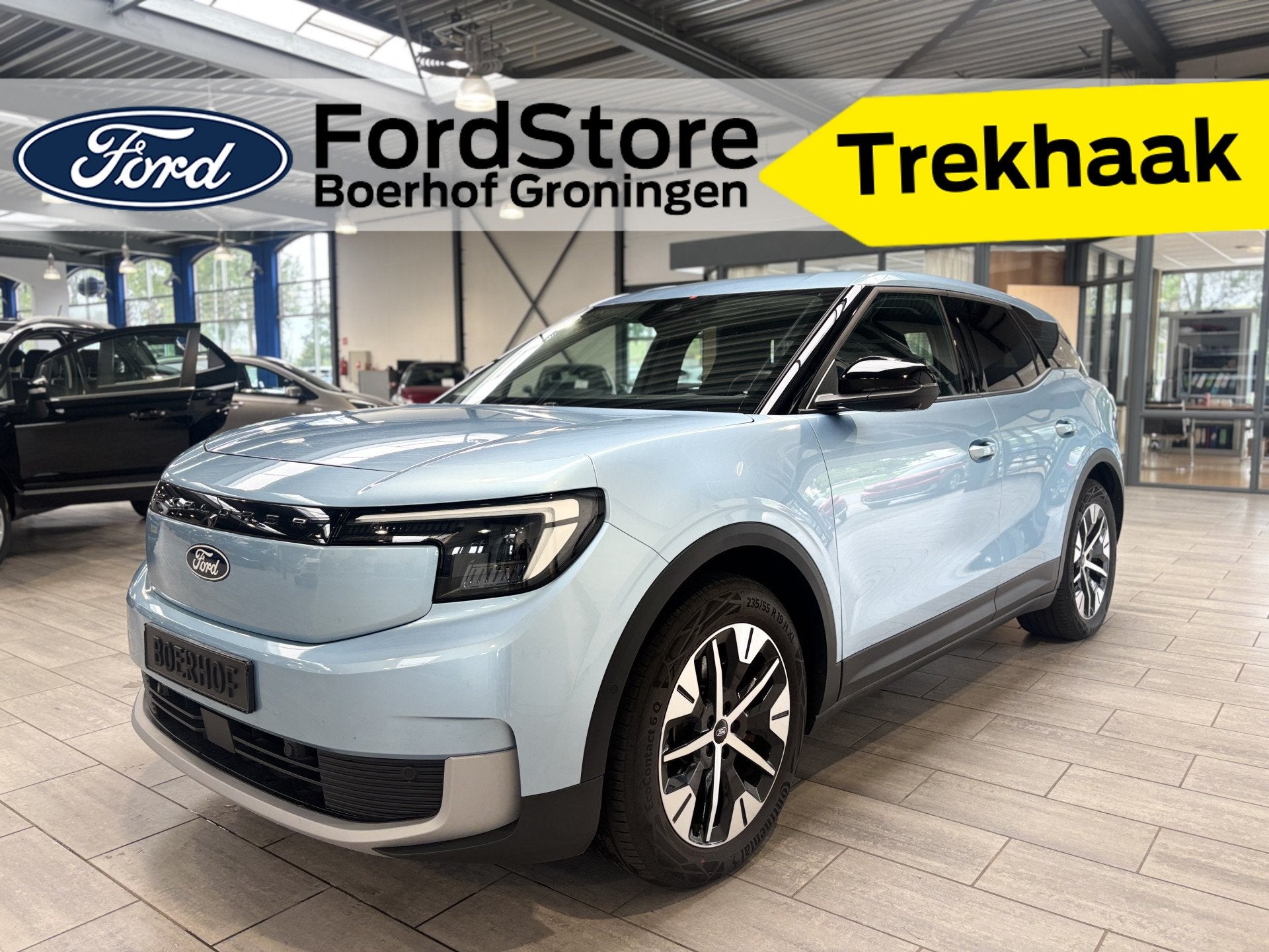 Ford Explorer Select Extended Range RWD 77 kWh 286pk | Trekh, Achterwielaandrijving, Gebruikt, Zwart, Blauw