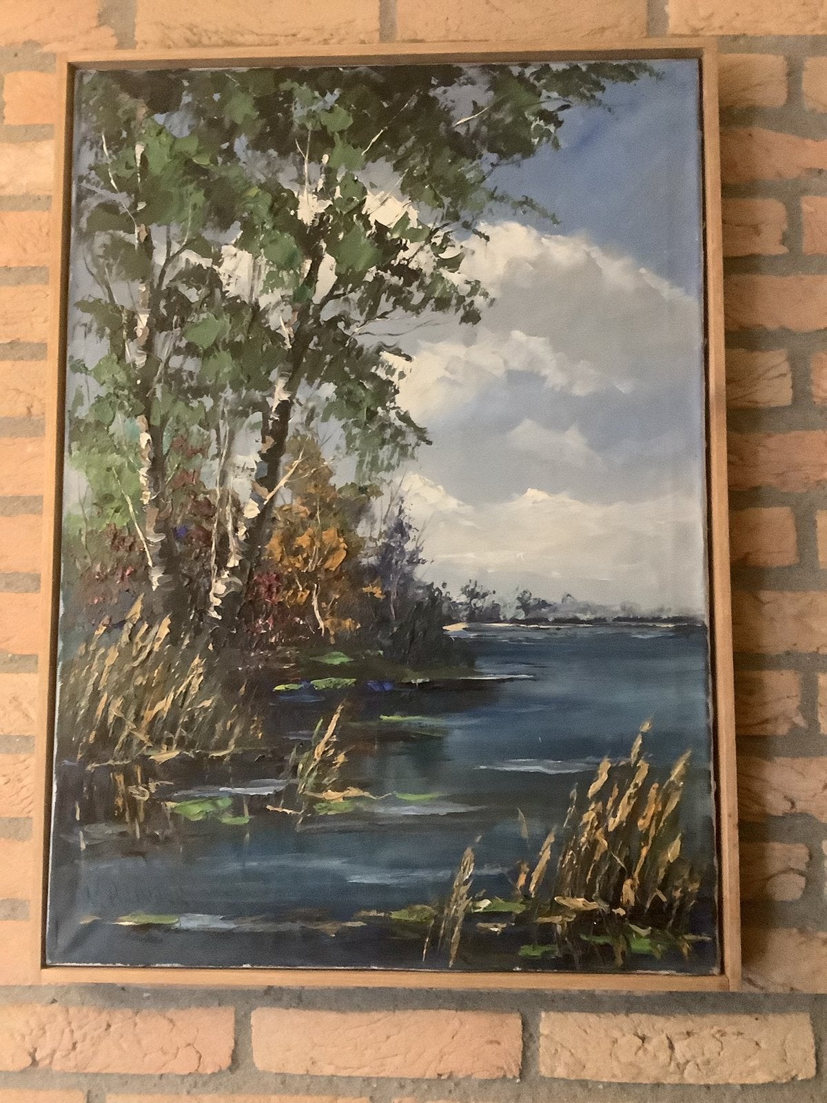 Mooi schilderij van W. Reinders, Antiek en Kunst, Kunst | Schilderijen | Klassiek, Ophalen of Verzenden