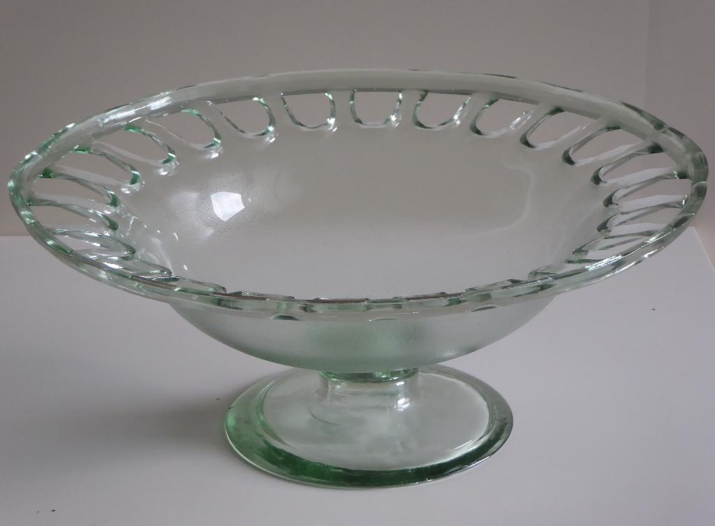 Spaanse fruitschaal - San Miguel - 40cm, Ophalen, Schaal, Rond, Glas