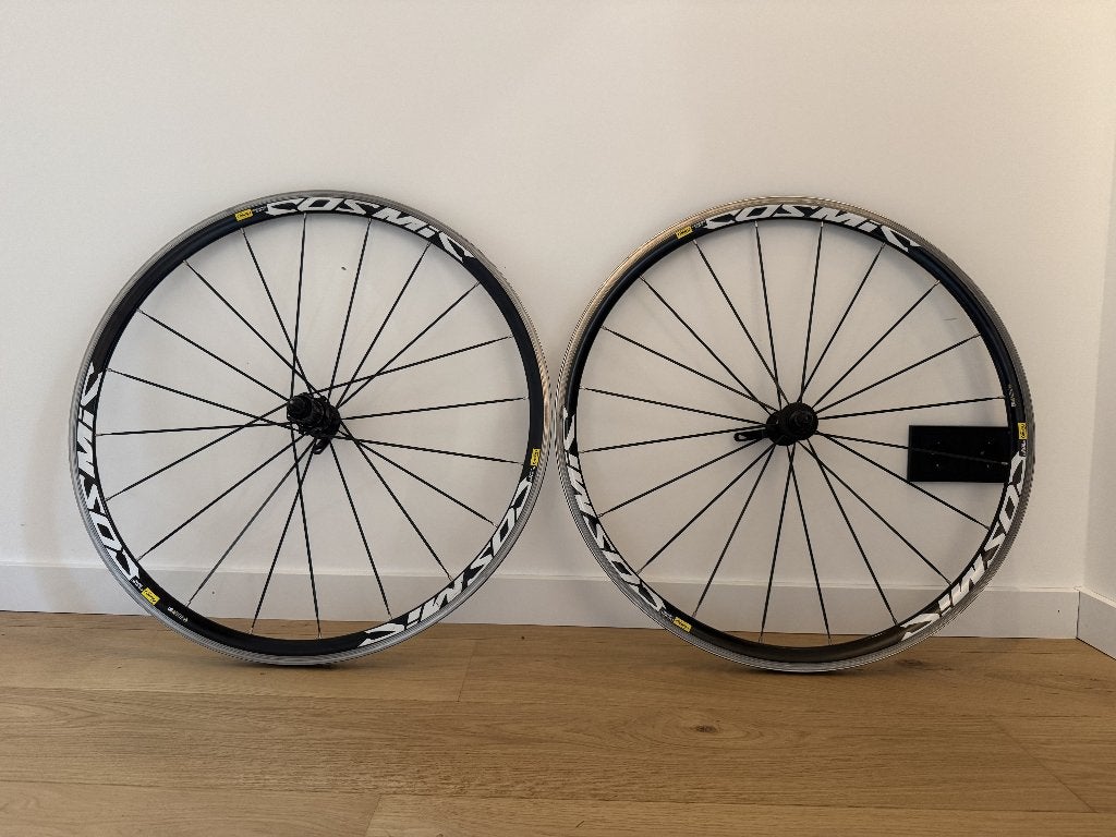 Racefiets wielset Cosmic Elite, Fietsen en Brommers, Fietsonderdelen, Gebruikt, Cosmic, Aluminium, Racefiets