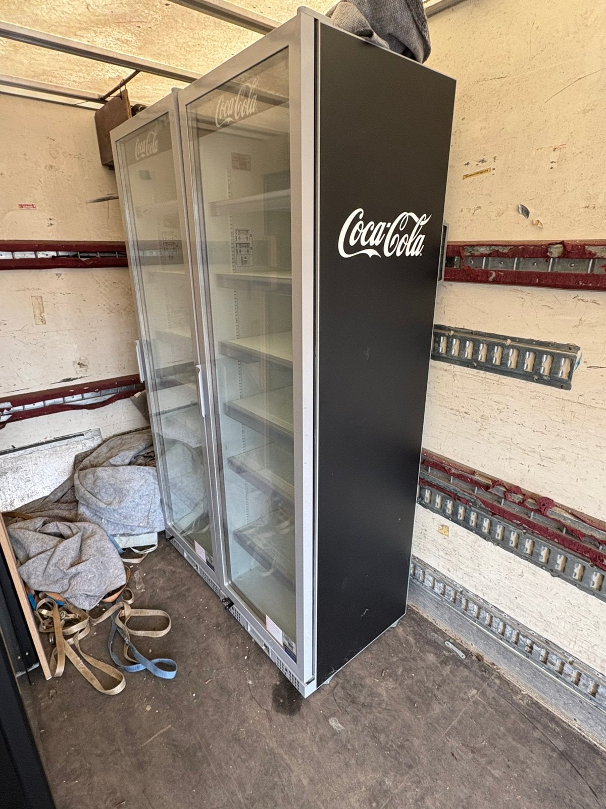 Corona coca cola monster heineken bier glasdeur koelkast, Ophalen, Zonder vriesvak, 200 liter of meer, 60 cm of meer