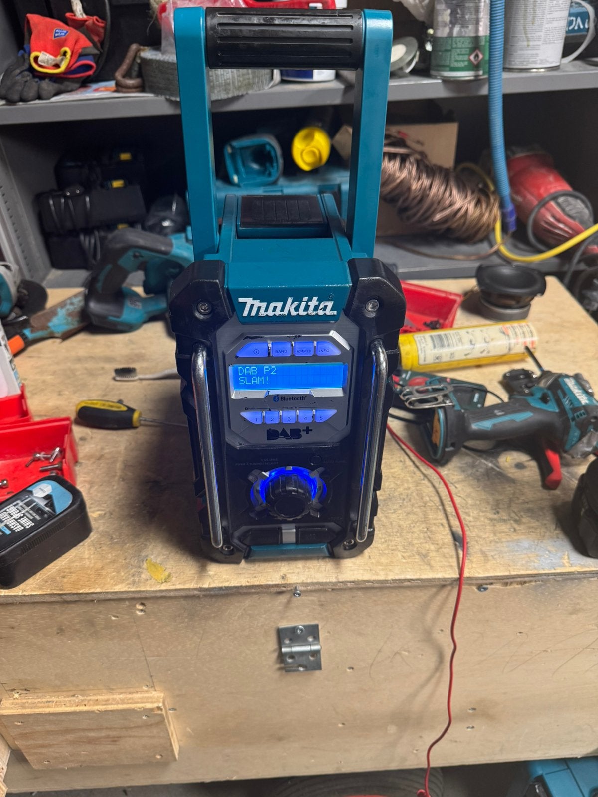 Makita dmr112 bouwradio/radio Dab Bluetooth nette staat, Ophalen of Verzenden, Zo goed als nieuw, Bouwradio