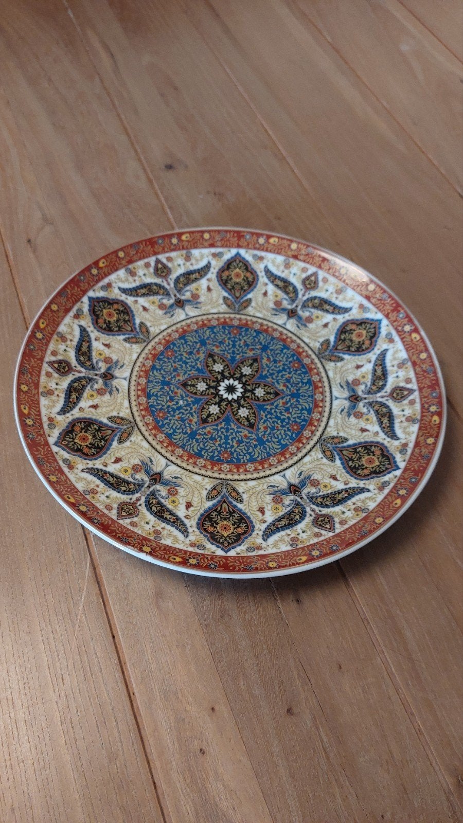 Decoratief Chinees bord met kleurrijk patroon, Ophalen of Verzenden