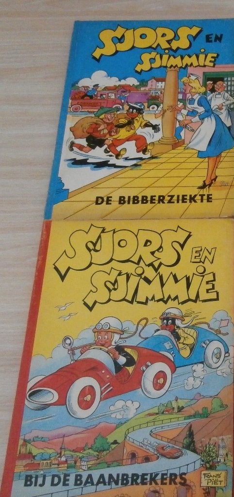 Strips:sjors & sjimmie-zie lijst, Boeken, Meerdere stripboeken, Ophalen of Verzenden, Gelezen