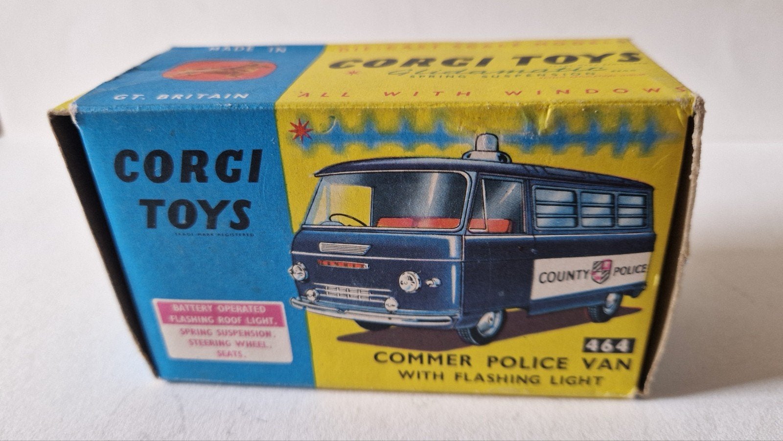 Corgi Toys 464 Commer Police Van (Empty Box), Verzenden, Gebruikt, Auto, Corgi