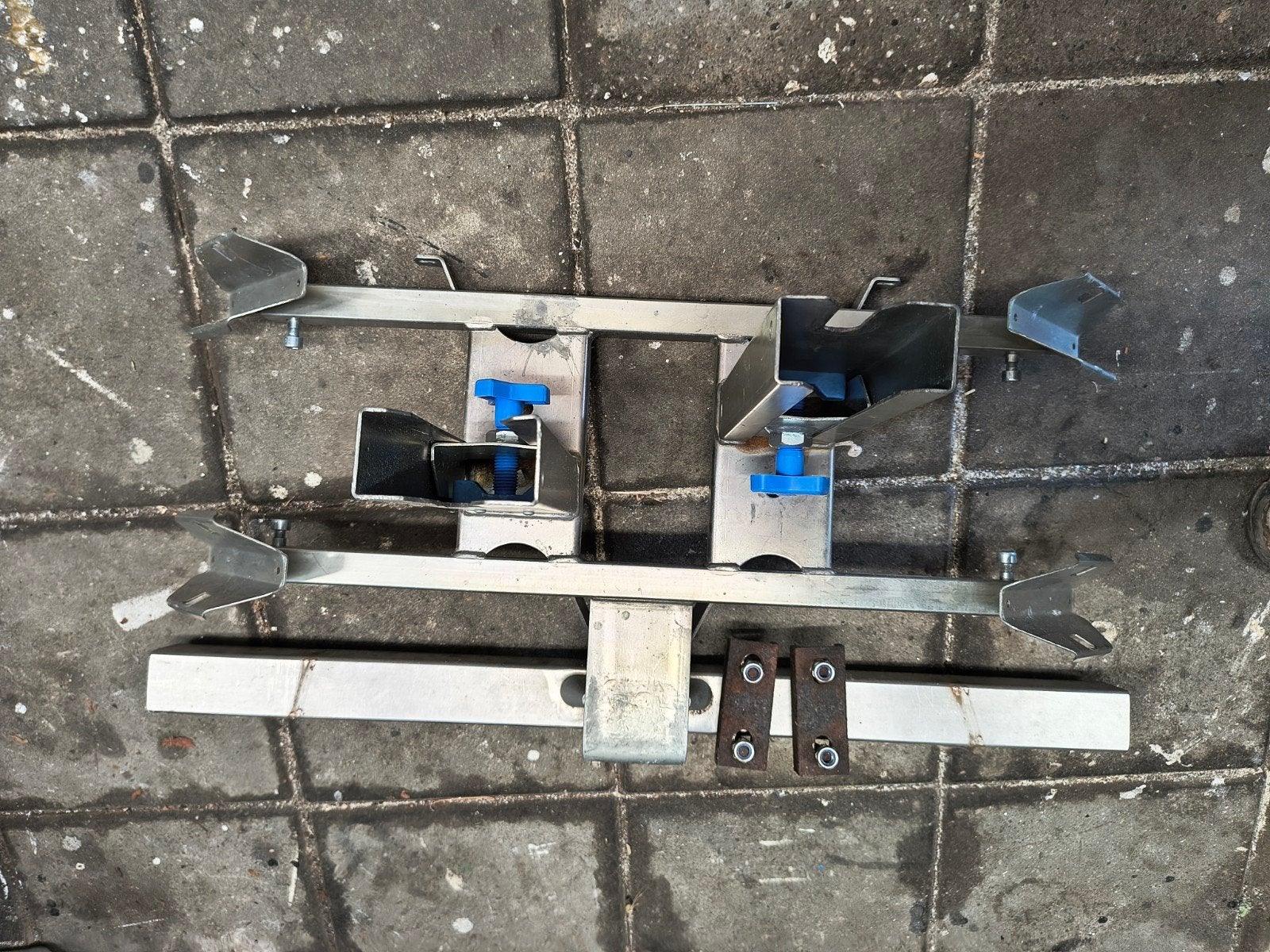 Twinny Load Fietsdrager voor Dissel RVS Draagbalk, Ophalen of Verzenden, 2 fietsen, Gebruikt, Fietsendrager-accessoire