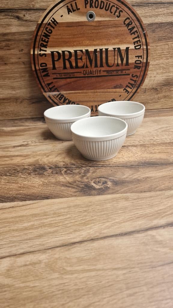Wedgwood Windsor Ramequins Souffleschaaltjes Pasteibakjes, Overige typen, Ophalen of Verzenden, Zo goed als nieuw, Wedgwood