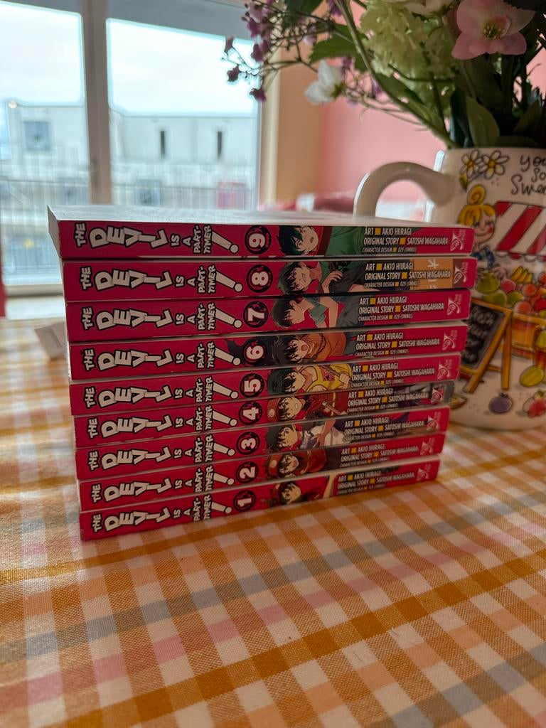 Manga: The Devil is a Part-Timer! (Engels) - Deel 1 t/m 9, Meerdere stripboeken, Ophalen of Verzenden, Gelezen