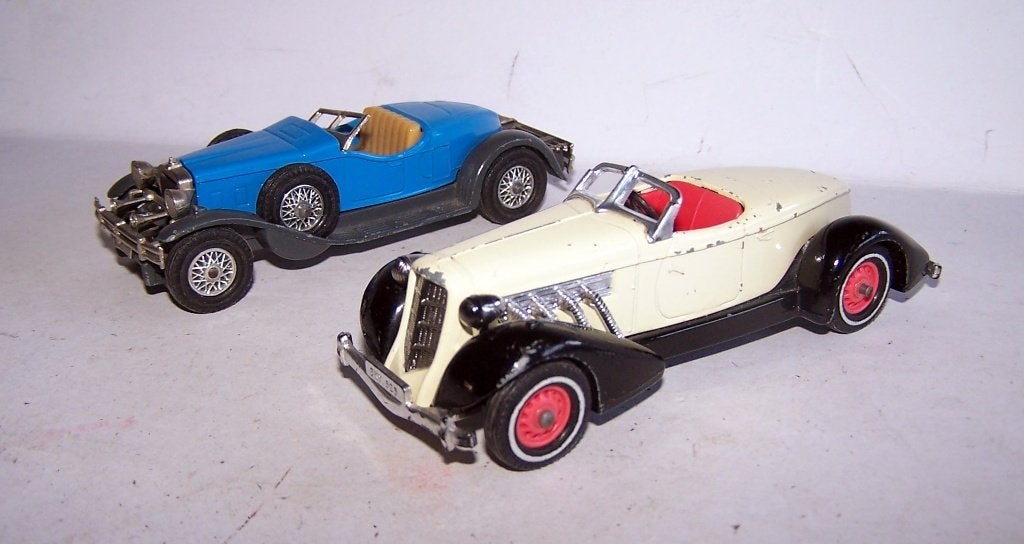 2 prachtige Matchbox Models of Yesteryear modellen. Izgs., Ophalen of Verzenden, Zo goed als nieuw, Auto, Matchbox