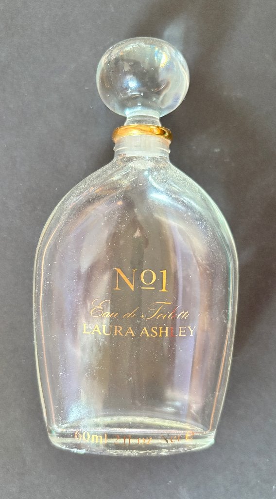 Originele Laura Ashley No.1 EDT parfumfles 60ml leeg, Ophalen of Verzenden, Gebruikt, Parfumfles