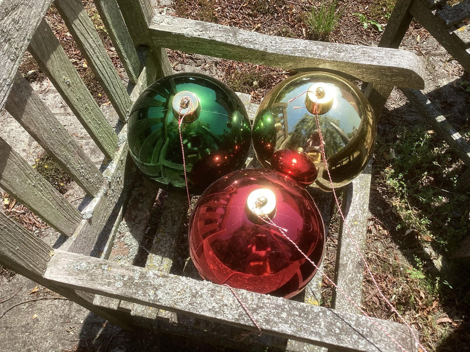 Gratis grote kerstballen ca 20 cm doorsnede, ca 15 stuks, Diversen, Kerst, Ophalen, Nieuw