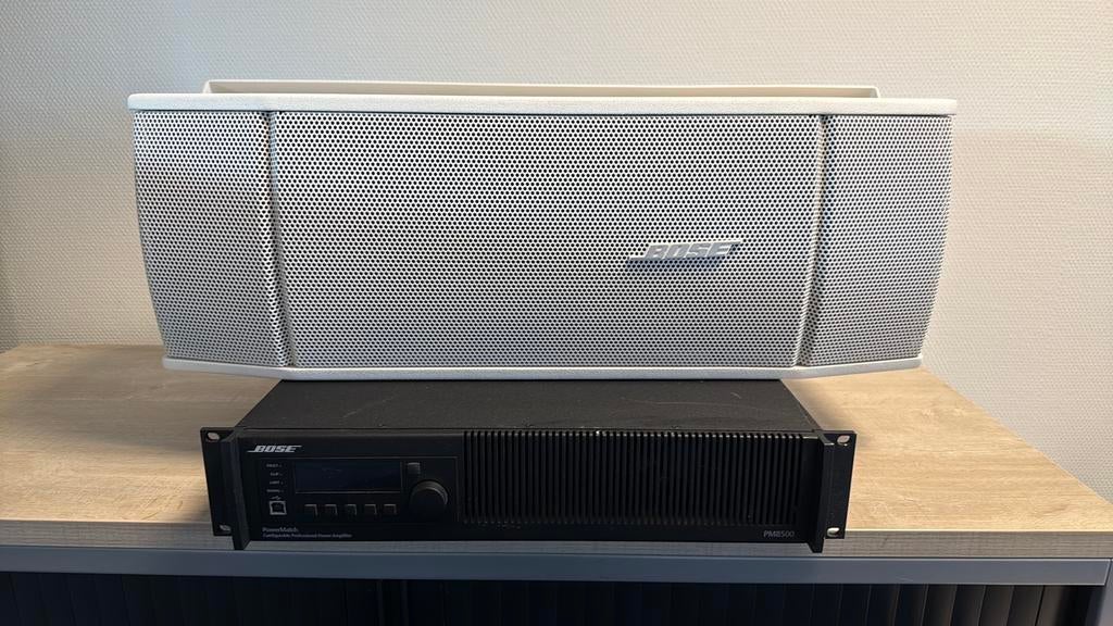 Bose Professional Set – PM8500N + 4x RoomMatch MU208, Ophalen, Zo goed als nieuw, Audio