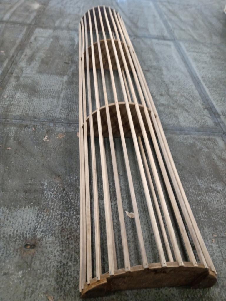 Kweektunnel groentetunnel gemaakt van hout., Tuin en Terras, Ophalen