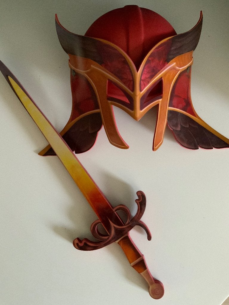 Efteling Ridderhelm en zwaard, Ophalen of Verzenden, Zo goed als nieuw, Kleding