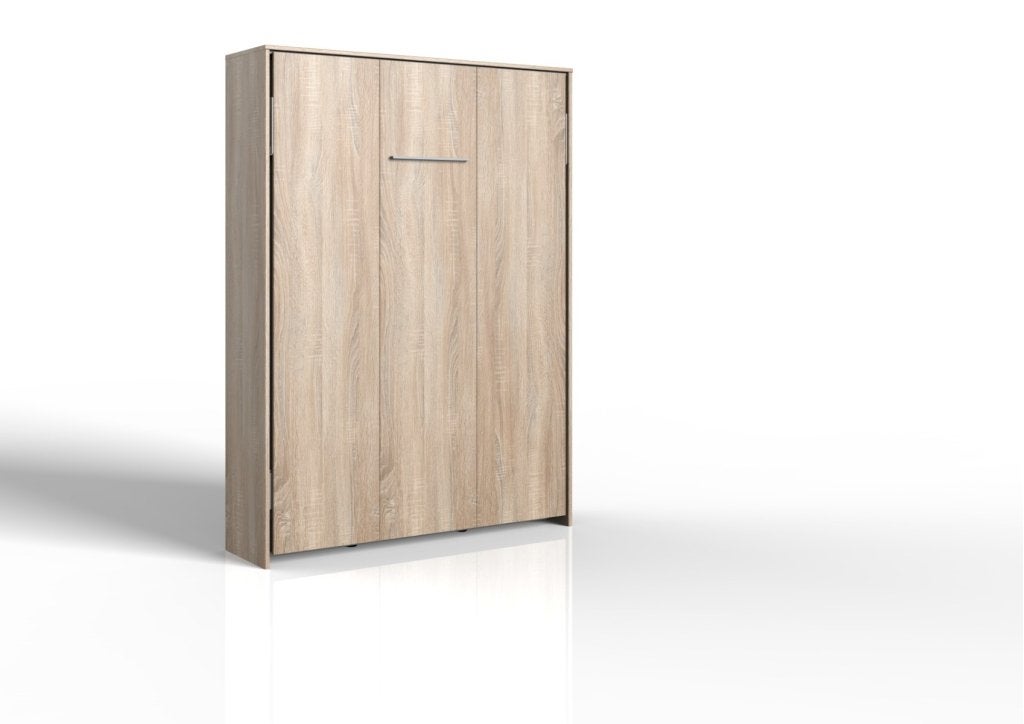 Juist opklapbed verticaal - 140x200 - Eikenkleur, Huis en Inrichting, Slaapkamer | Bedden, Niet ingevuld, Niet ingevuld, Niet ingevuld