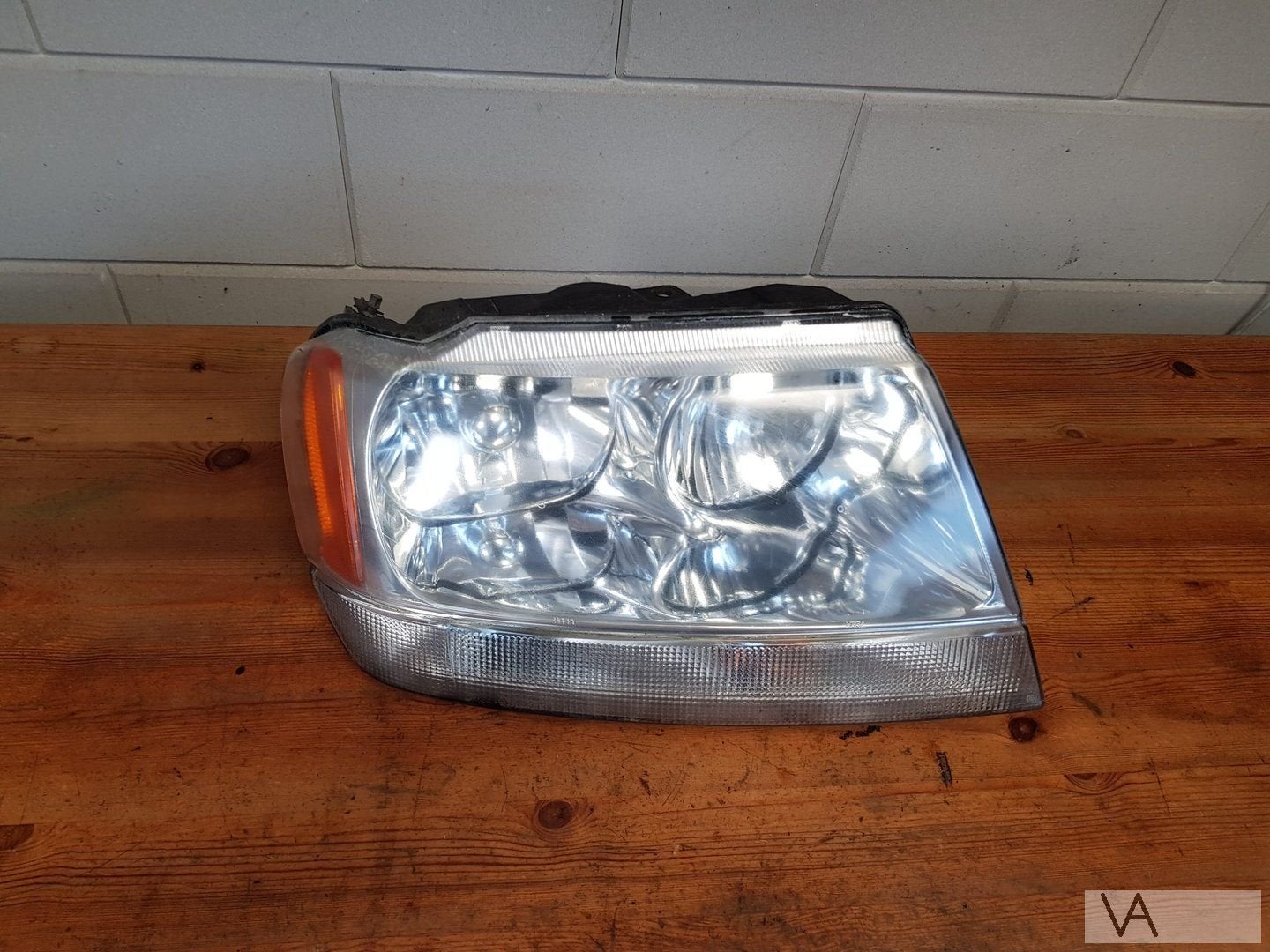 Koplamp rechts Jeep grand Cherokee 1999 - 2005 schadevrij 75, Jeep, Gebruikt, -, -