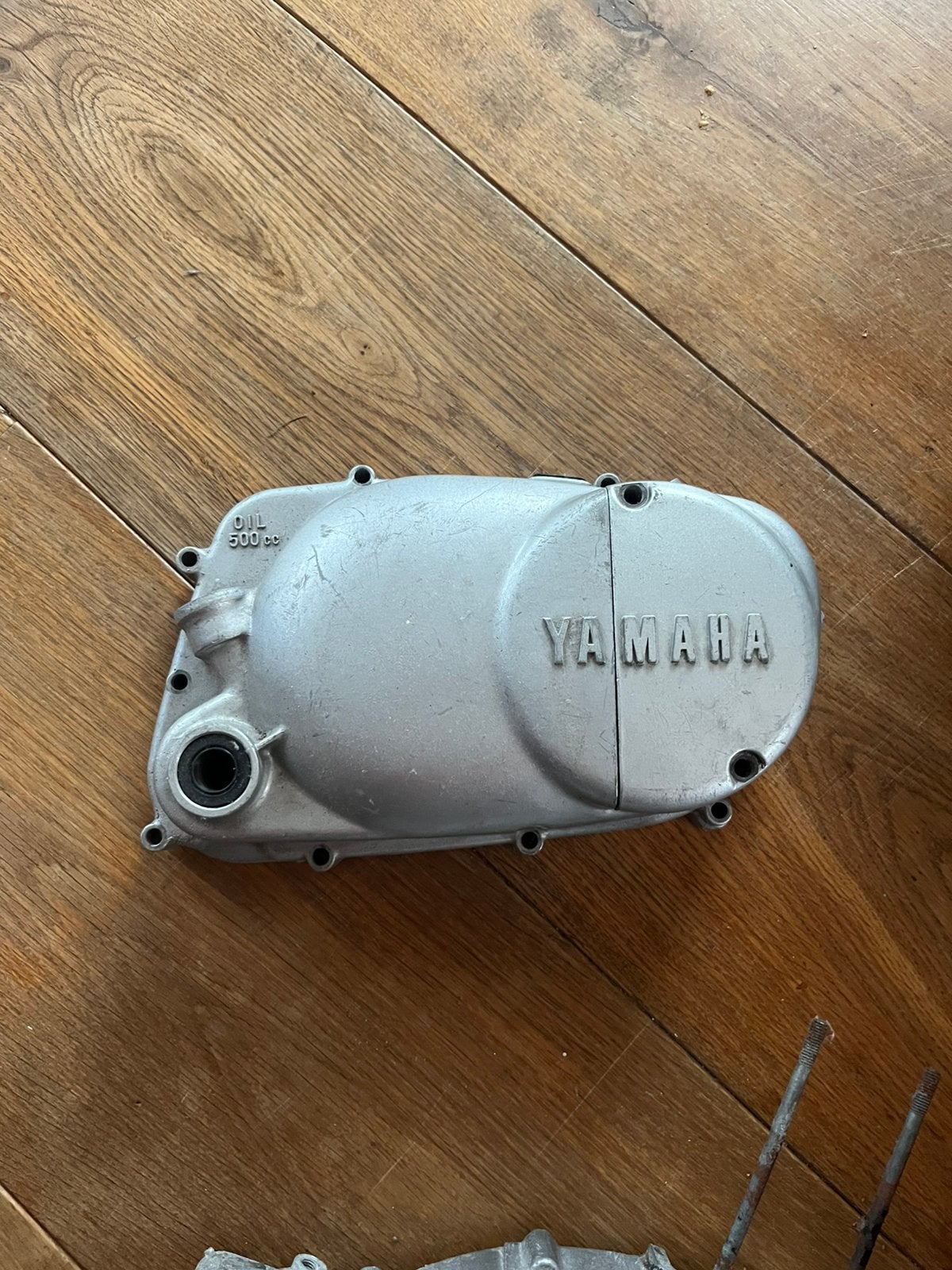 Yamaha rd50 koppelingsdeksel motorkap carterdeksel rechts, Ophalen of Verzenden, Gebruikt, Kap, Yamaha