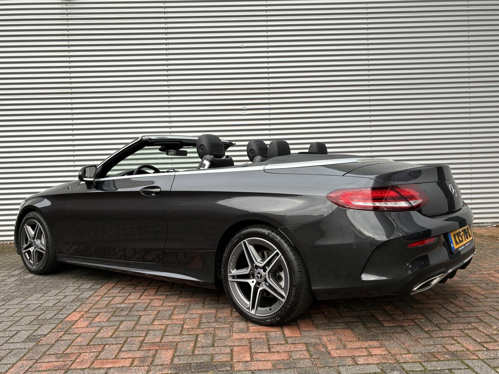 Mercedes C-klasse Cabrio 200 Autm AMG Led Carplay Cruis 2020, Automaat, 4 cilinders, 4 stoelen, Bedrijf