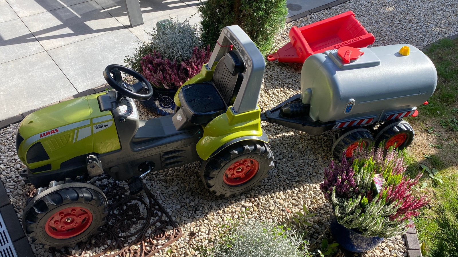 Claas Arion 640 traptractor met Rolly Tanker & aanhanger, Ophalen, Zo goed als nieuw