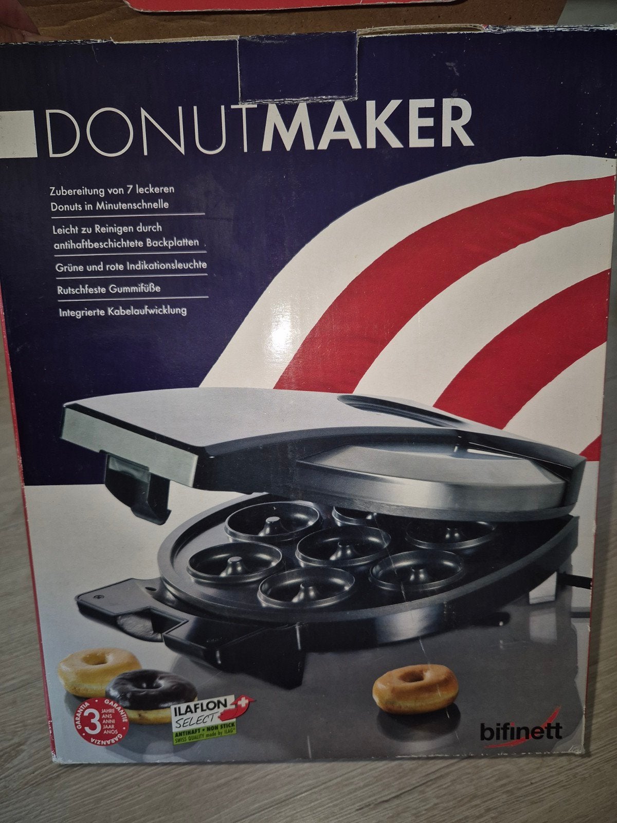 Bifinett Donutmaker - Maak 7 heerlijke donuts in minuten, Ophalen, Nieuw
