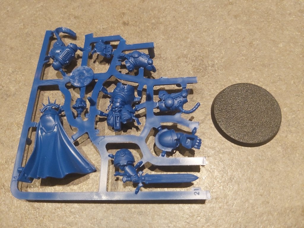 Space Marines Primaris Gravis Captain Warhammer40k, Hobby en Vrije tijd, Ophalen of Verzenden, Zo goed als nieuw, Warhammer 40000