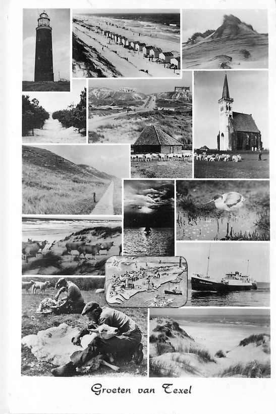 377-164-001 Texel, Verzenden, Voor 1920, Noord-Holland
