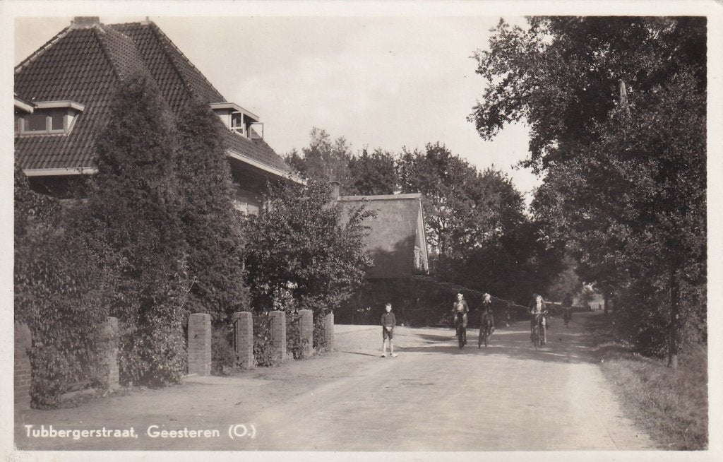 Geesteren, Tubbergen, 1951., Verzenden, 1940 tot 1960, Gelopen, Overijssel