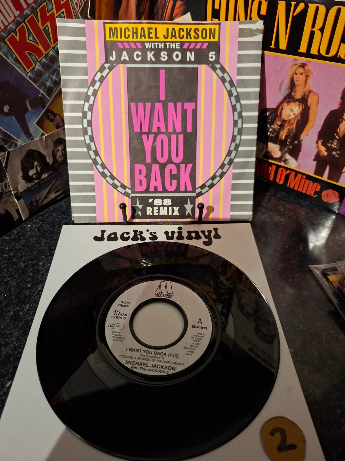 Michael Jackson with The Jackson 5 - I Want You Back 1988/2i, Gebruikt, Pop, 7 inch, Ophalen of Verzenden