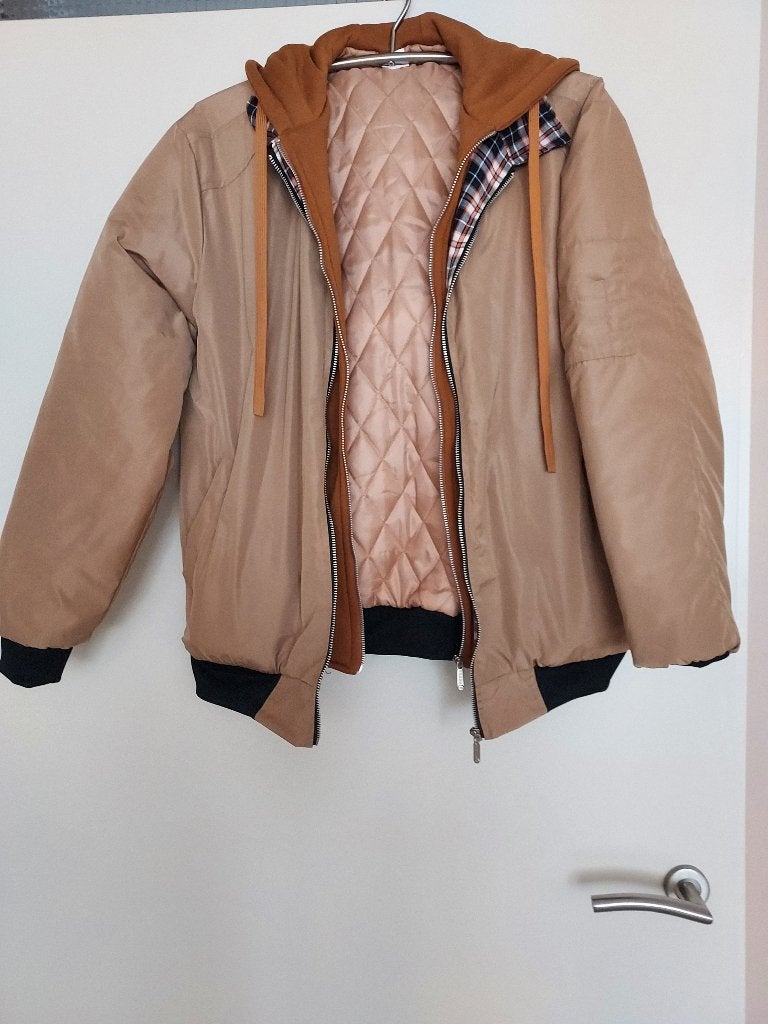 bruine jas heren, Kleding | Heren, Ophalen of Verzenden, Zo goed als nieuw, Maat 52/54 (L), Bruin