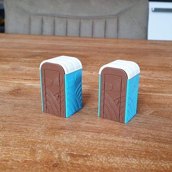 Mobiel Toilette – Schaal 1-50, Hobby en Vrije tijd, Ophalen of Verzenden, Nieuw, Bus of Vrachtwagen, Tekno