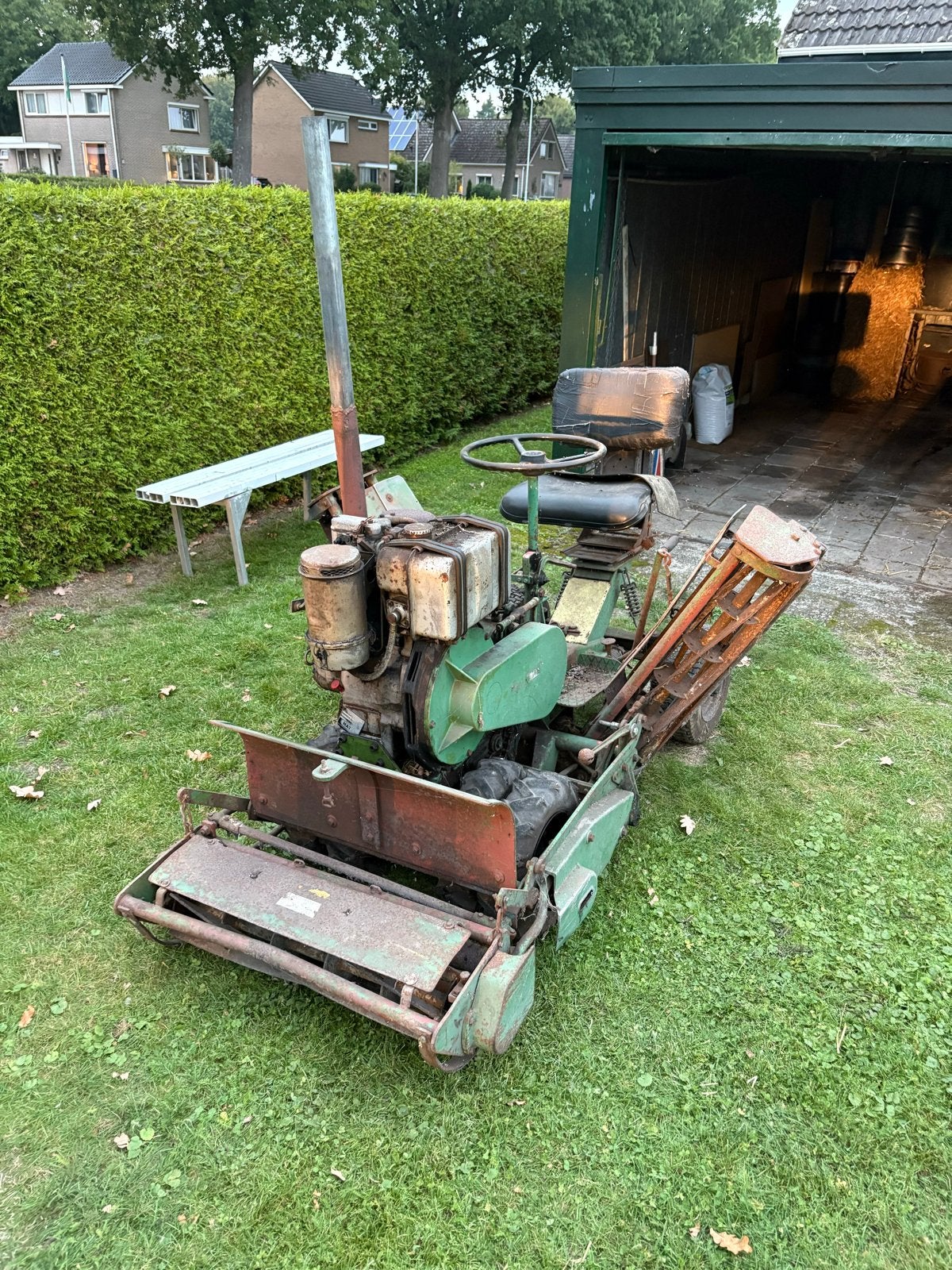Roberine kooimaaier diesel, Ophalen, Gebruikt, Benzine-grasmaaier, 50 cm of meer