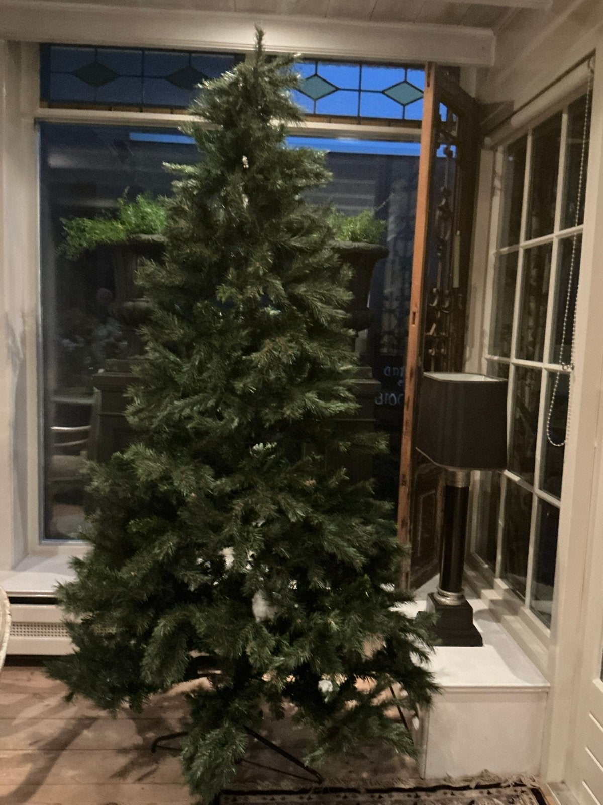 Prachtige grote kunst kerst boom, Ophalen