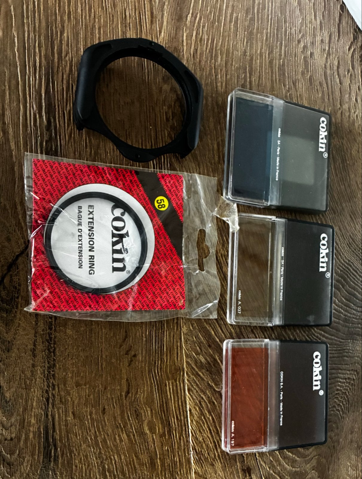 Cokin filterset met extension ring en filterhouder, Gebruikt, 50 tot 60 mm, Cokin, Filterset