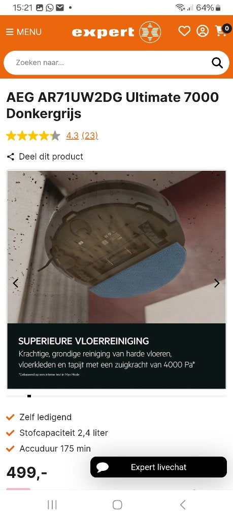 Foto 6 van Robotstofzuiger