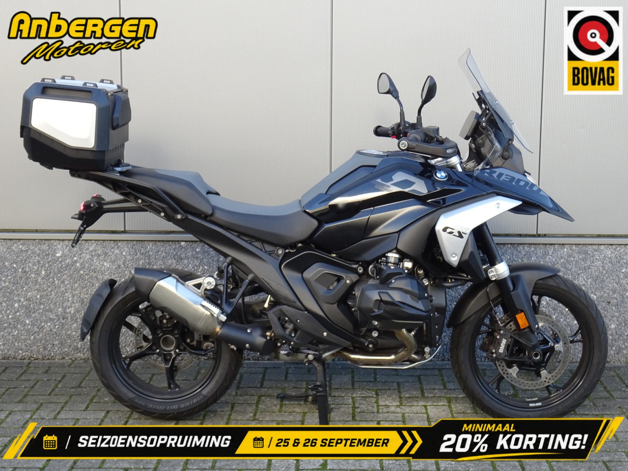 BMW R 1300 GS TRIPLE BLACK (bj 2024), Toermotor, 1300 cc, Gebruikt, Bedrijf